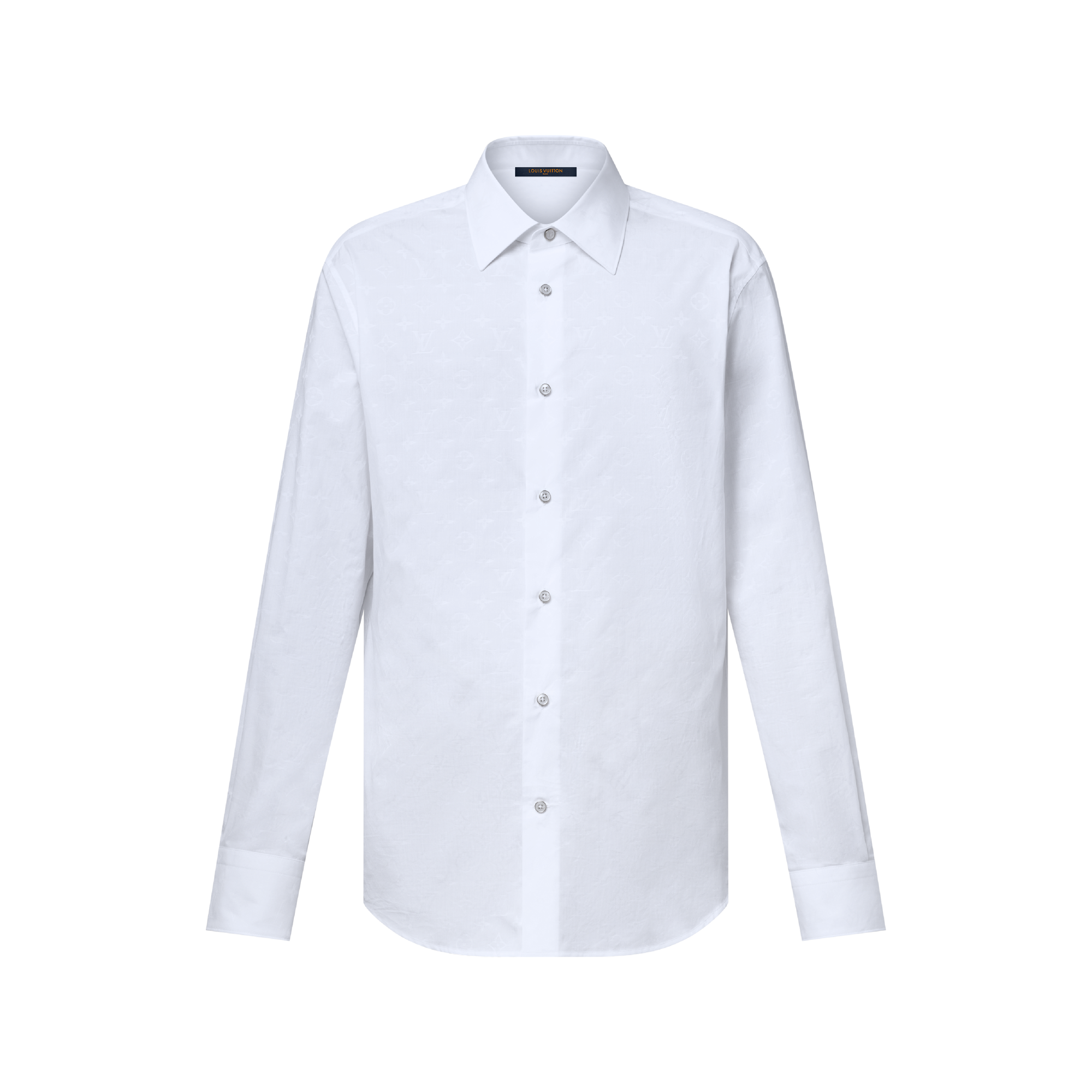 LOUIS VUITTON ホワイト 長袖シャツ LOUIS VUITTON ルイヴィトン ブラウス 白 ホワイト 長袖 LOUIS VUITTON